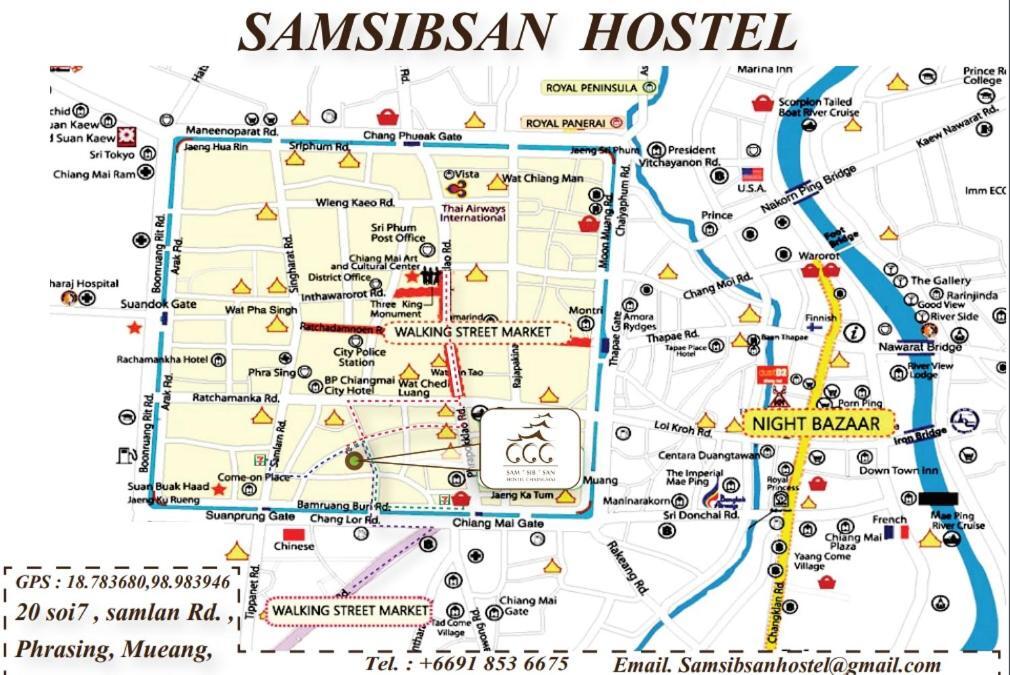 Samsibsanhostel Chiang Mai Exterior foto